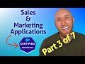 37 salesforce admin exam sales  marketing applications