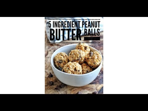 Oatmeal Peanut Butter Ball Recipe | Kids In The Kitchen