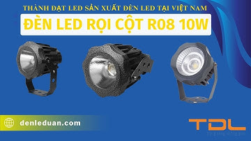 Đèn rọi cột ngoài trời R08 10w l Đèn LED hắt cột sân vườn R08 10w l Đèn rọi cột Hà Nội 10w