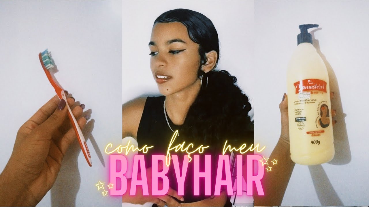 COMO FAZER BABY HAIR (tutorial) tutorial de baby hair para iniciantes YouTube