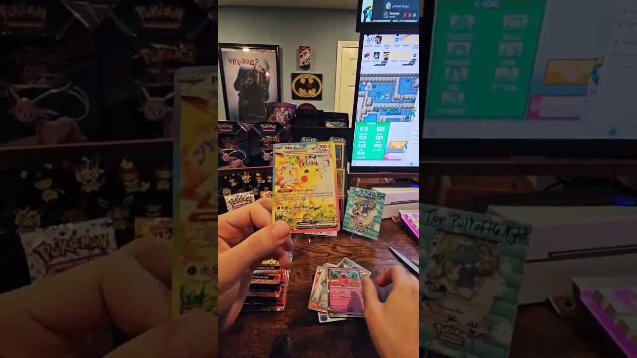 Unreal Pull! 🌟 Pikachu SAR from Surging Sparks!