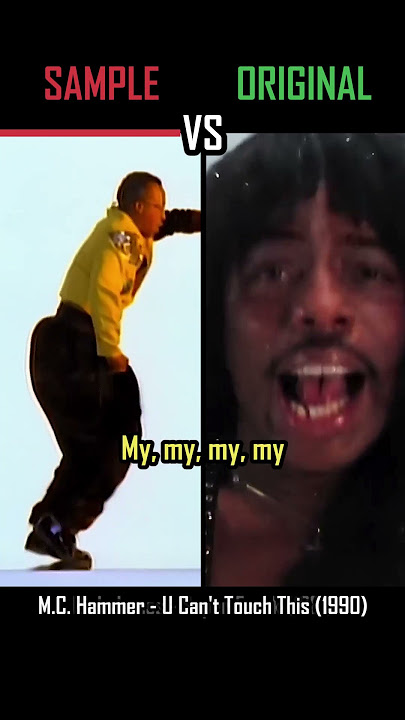 ORIGINAL vs SAMPLE: M.C. Hammer - U Can't Touch This - #shorts #versus #music