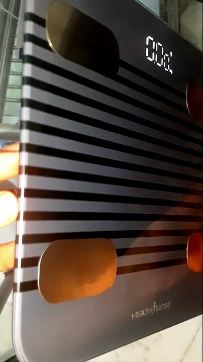 HealthSense Fitdays BS 171 Smart Bluetooth Body Weighing Scale #shorts ...