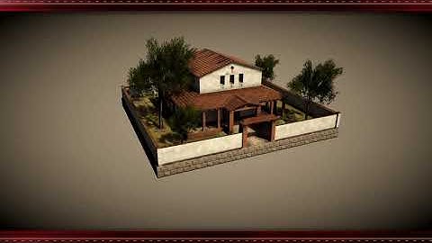 Time Lapse Video of a large temple - Roman style (Part I) | Built in Blender
