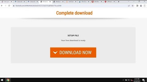 Finishdl.com malicious pop-up removal video.