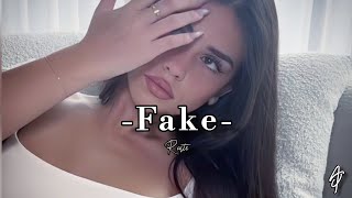 Raste - FAKE - lyrics + (slowed & reverb) ♡@Hitmakeraste #tiktok