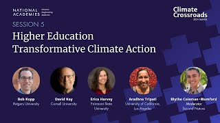 Climate Crossroads 2024 - Session 5: Higher Education Transformative Climate Action