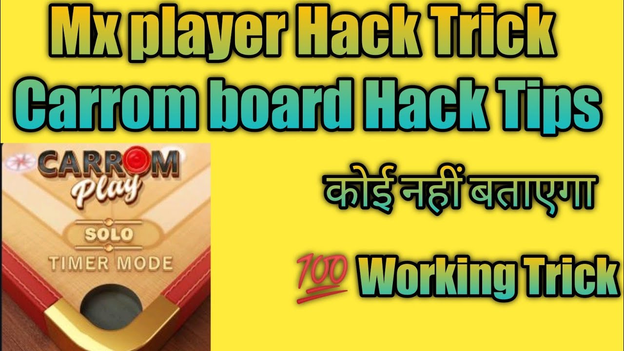 Mx player Hack Trick ||Carrom board Game Hack Trick || 2021@Aj Earning