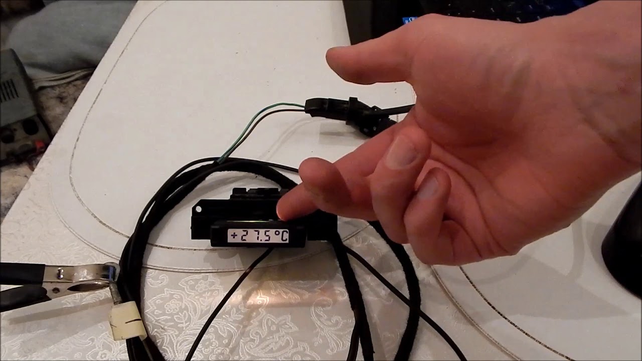 Врёт датчик внешней температуры, что делать?! - YouTube