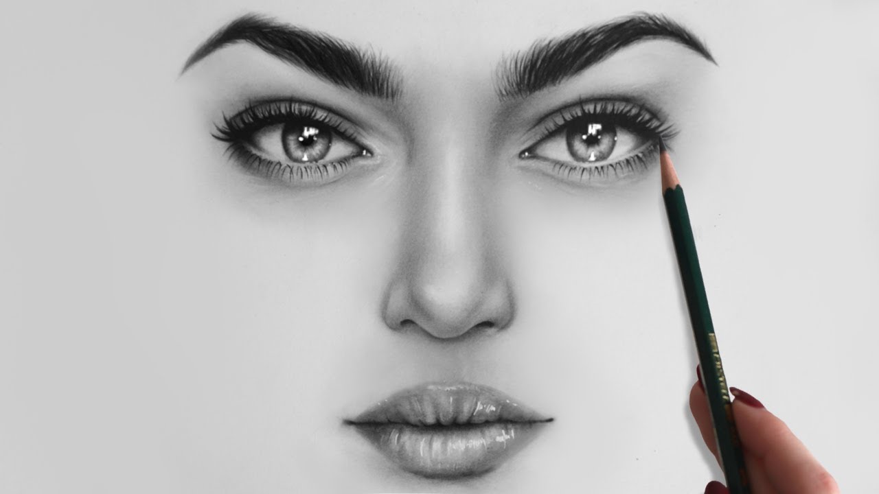 how to draw a realistic human nose