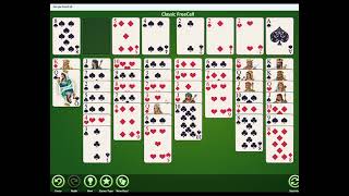 HOW TO PLAY FREECELL SOLITAIRE GAME NO #232633 - LIVE PLAY - RANDOM MODE FOR BEGINNER #freecell screenshot 5