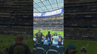 Me at the chargers game kickoff #edits #chargers #funny #stadium #sofi #lachargers