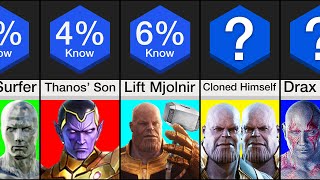 Comparison: I Bet You Didn't Know This About Thanos