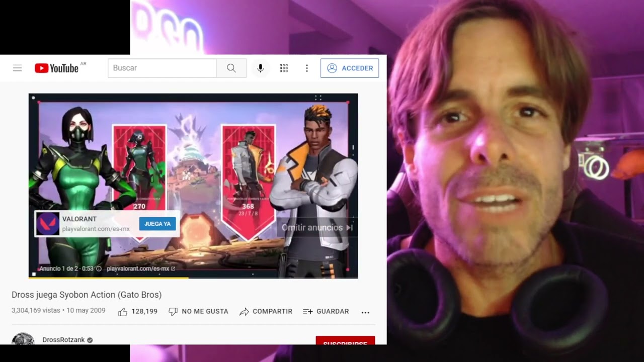 Dross reacciona a su propio Dross juega (Gato Bros)