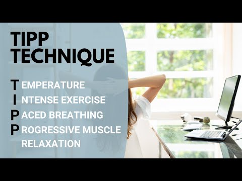 TIPP Technique│The Anxiety Therapist