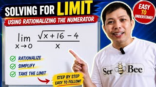 Algebraic Trick | How to Solve Limit by Rationalizing the Numerator | Step by Step Easy to Follow