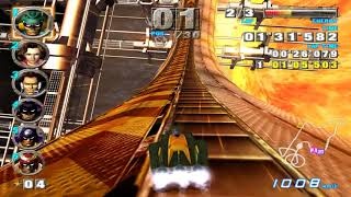 F Zero GX HyperSpeedRace on Fire Field Cylinder Knot Emerald Cup 4K UHD 60Fps [GAMECUBE]