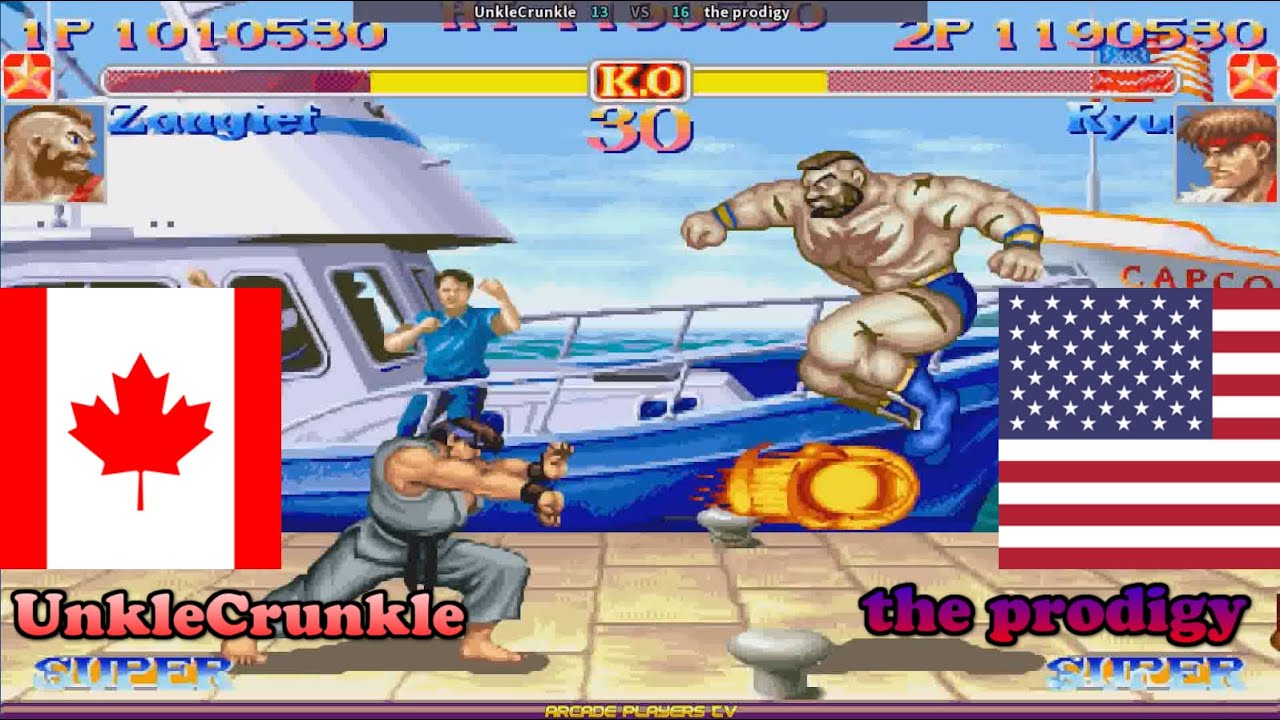 arcade Super Street Fighter 2 Turbo ➤ UnkleCrunkle (Canada) vs