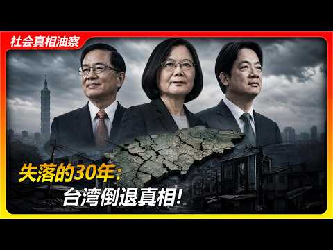 失落的三十年：台湾经济奇迹的终结与倒退真相。| 台湾停滞 | 五缺危机 | 基础设施落后 | 蓝绿恶斗 | 闭岛自嗨 | 坐井观天 | 媒体误导 | 茶叶蛋梗 | 榨菜梗 |