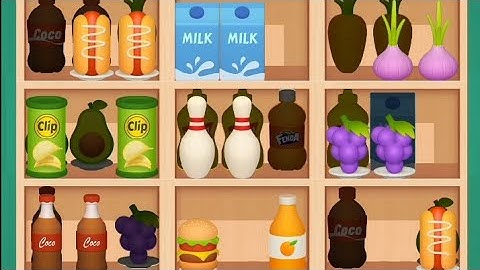 Goods puzzle New gameplay android smartphone IOS walkthrough all level 1 2 3 4 5 6 7 8 9 10