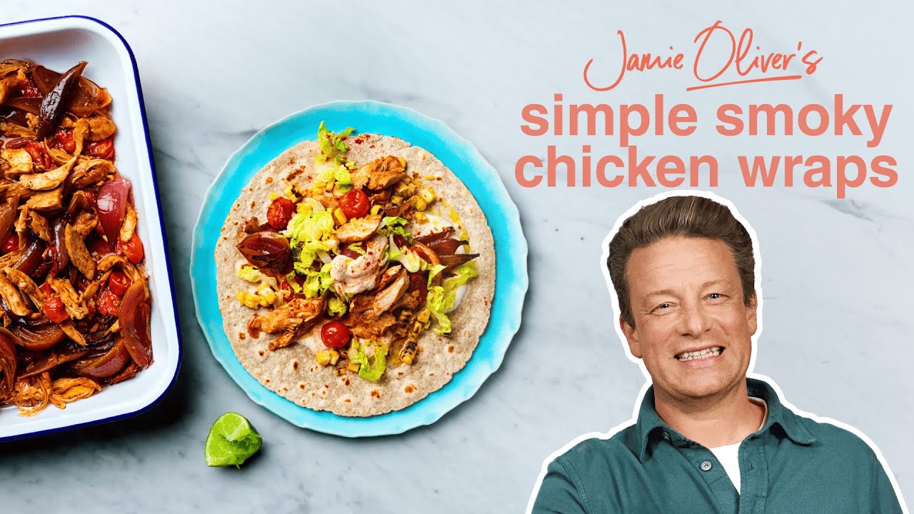 Jamie Oliver's Simple Smoky Chicken Wraps | Checkers Sixty60