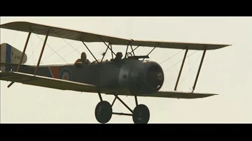 flyboys 2006 movie ; Nieuport 17 fighter flight school, crash landing