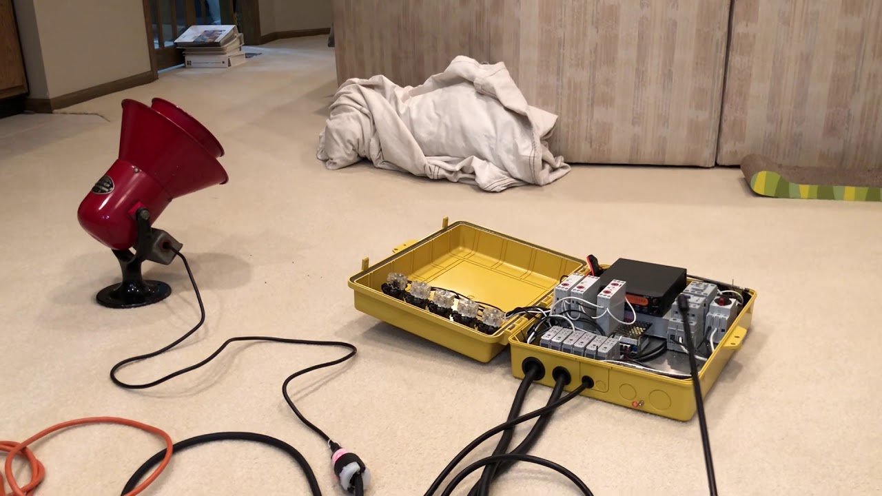 Homebrew Air Raid Siren AF Timer and Siratrol (Version 2) - YouTube