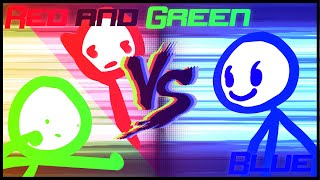 Red and Green Vs Blue | Joke Adobe Flash Joint Animation