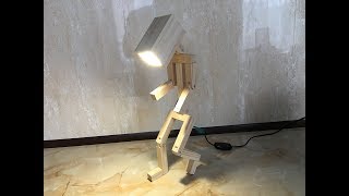 How to Make A Wooden Desk Lamp with your Own Hands