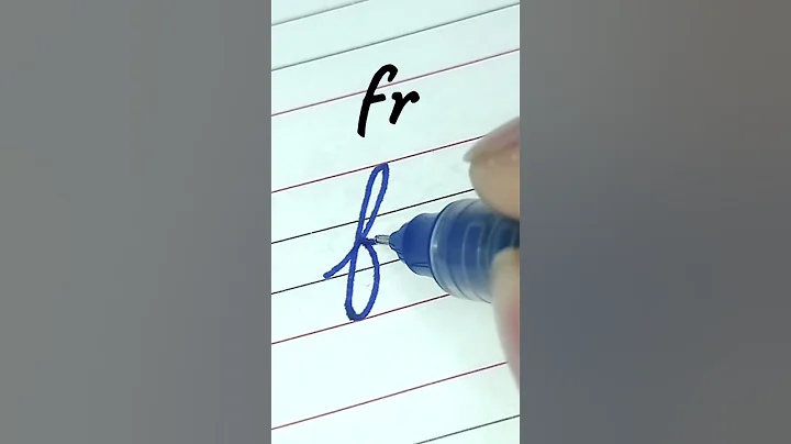 How to write small letter fr | Cursive writing a to z #cursivewriting #handwriting  #shorts