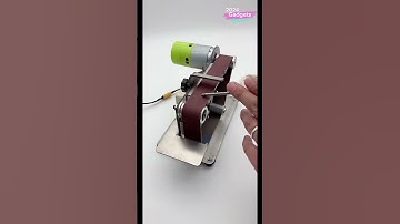 High power small belt sanding machine sharpening #shorts #crafts #woodworking #satisfying
