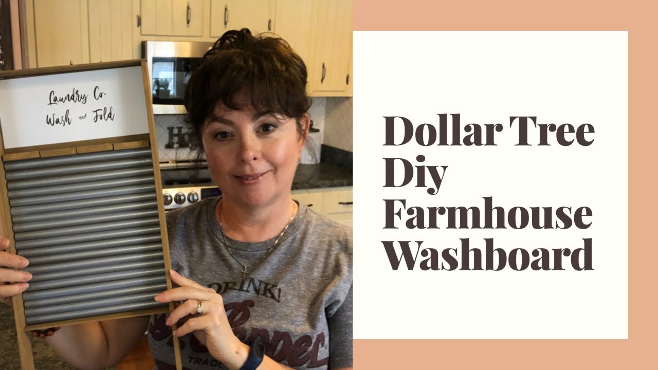 Dollar Tree Diy Farmhouse Washboard 