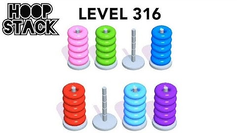 Hoop Stack Level 316 | Puzzle Game  | Complete Level