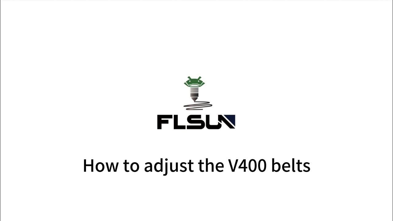 How to adjust the V400 belts YouTube