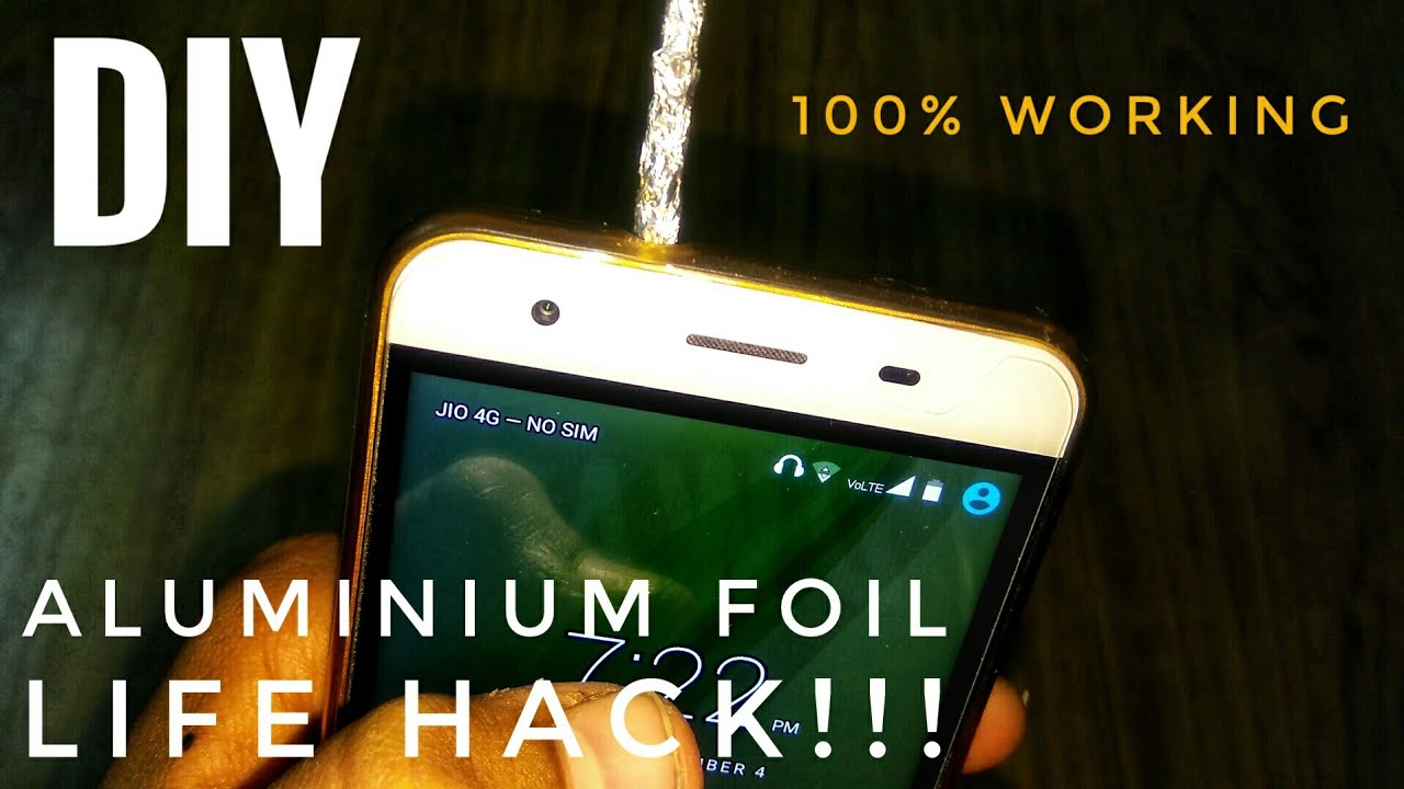 How to Make DIY Radio Antenna Aluminium Foil Life Hack!! Step By