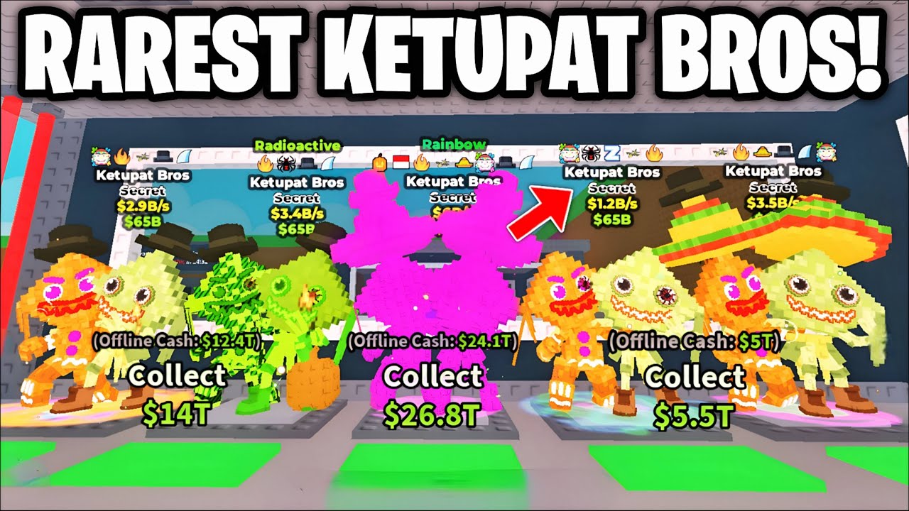 How I Got 34B/s Ketupat Bros in Steal a Brainrot.. - YouTube