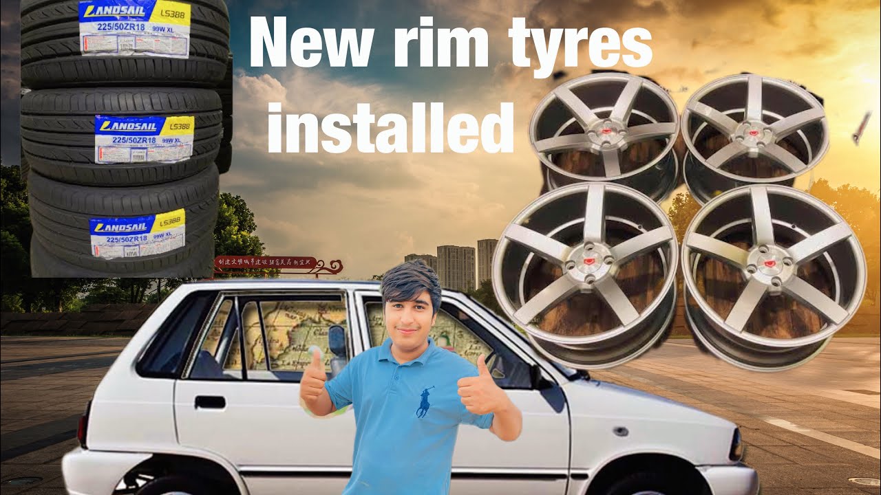 New rim tyres installed | #karachirailwaystation #zaheevlogs #tandoallahyar | vlog#73