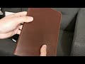 Unboxingfirst impressions of the new esv omega  horween leather edition by jongbloed 