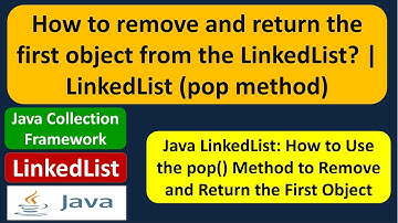 How to remove and return the first object from the LinkedList? | LinkedList (pop method)
