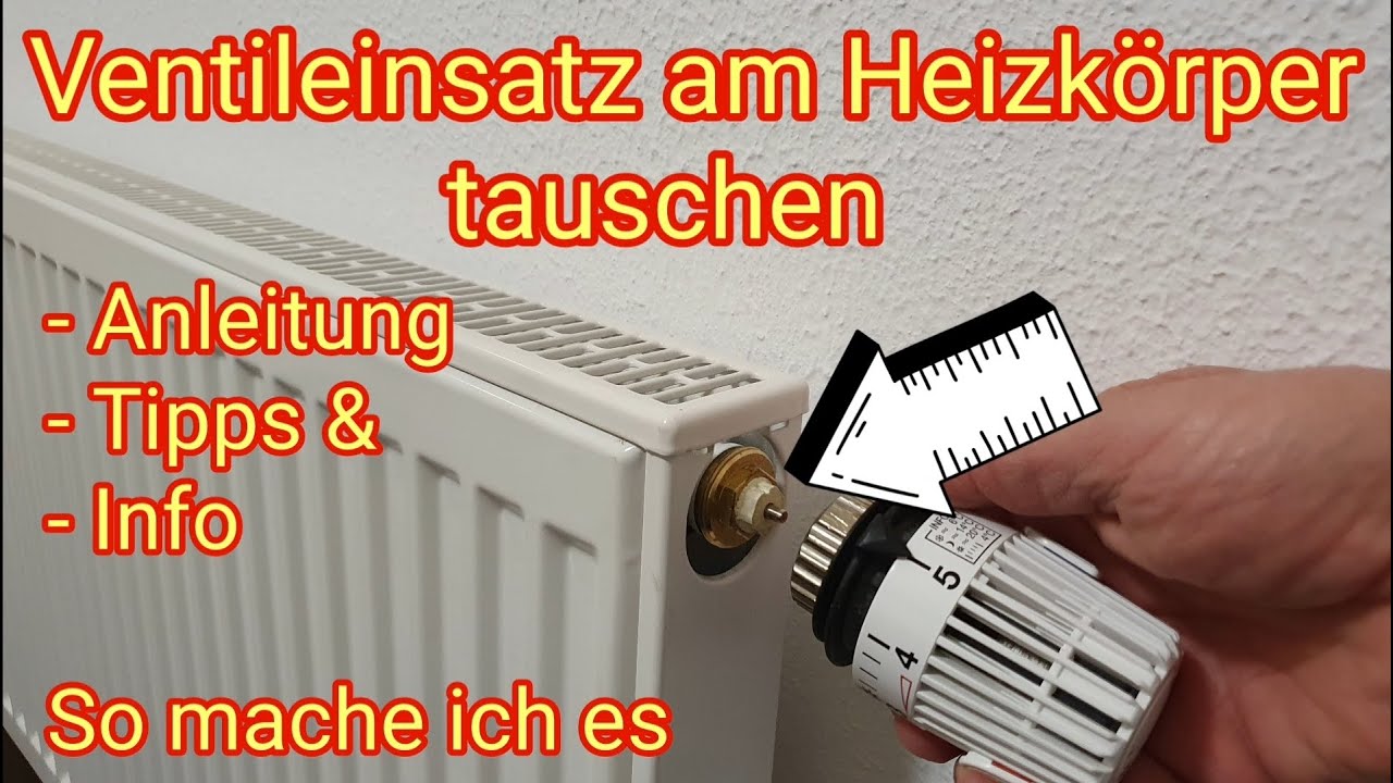 Heizungsthermostat wechseln - DIY-Anleitung 