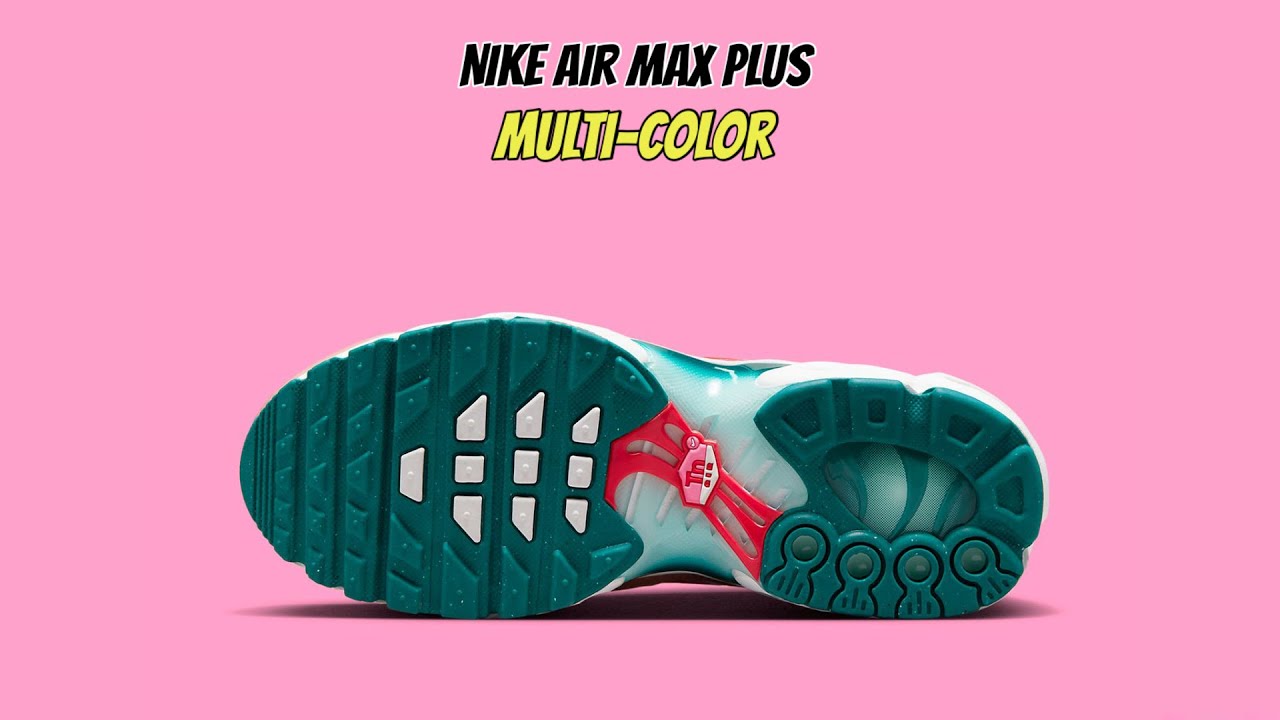 nike air max plus multicolor