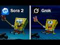 Sora 2 Vs Grok Remake Iconic Scenes From Spongebob Sora 2 Vs Grok Remake Iconic Scenes From Spongebob