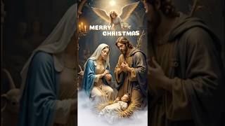 Merry Christmas 🎄We Wish You a Merry Christmas #nativity #faith #jesus #Shorts #christmas