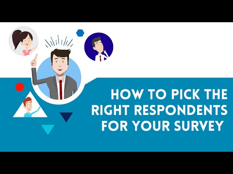 How to Pick the Right Respondents for Your Survey