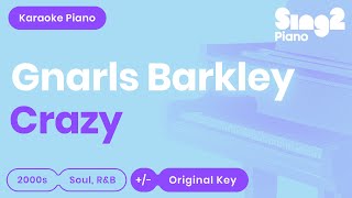 Gnarls Barkley - Crazy (Karaoke Piano)