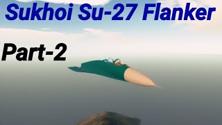Sukhoi Su-27 Flanker Build| SimplePlanes | Timelapse build