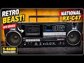 National RX-C47 4 band Radio Equaliser cassette recorder 💥@9427322171