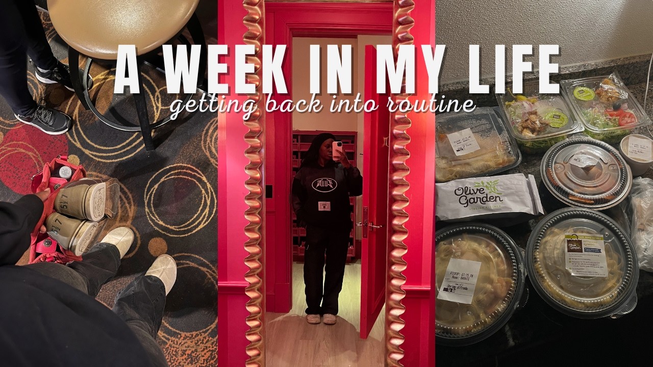 A WEEK IN MY LIFE | getting back into routine - YouTube