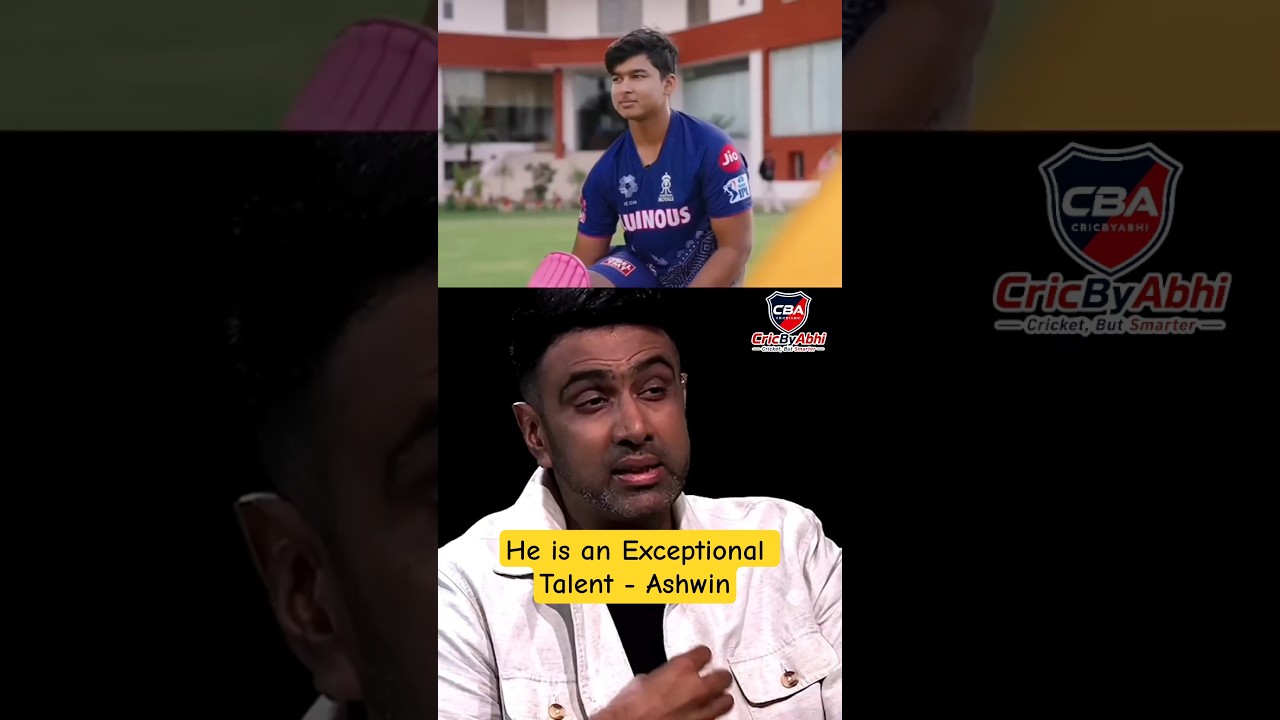 Ashwin Praises Sooryavanshi 🔥🥶