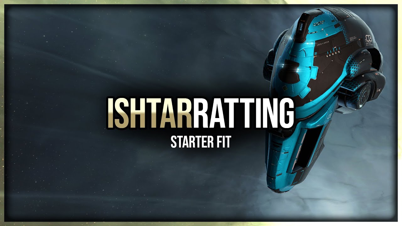 Eve Online - Ishtar Ratting Starter Fit - YouTube